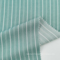 Tissu de chemise Tr Souillée Plaine Stripe Toping Tissu